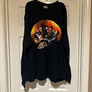 Y2K Elvis Presley Graphic Black Long Sleeve T Shirt Gildan Men’s 2XL
